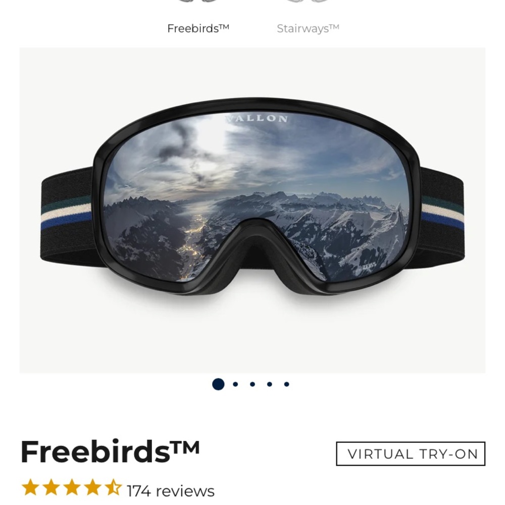 Vallon Freebirds Ski Google